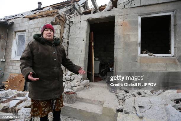 Valentina, 73-years-old, a local resident of the flashpoint eastern town of Avdiivka that sits just north of the pro-Russian rebels' de facto capital...