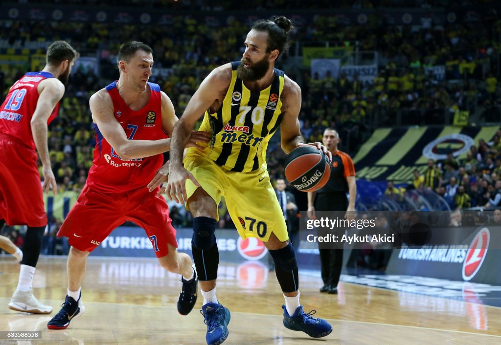 Fenerbahce Istanbul v CSKA Moscow 2016/2017 Turkish Airlines EuroLeague