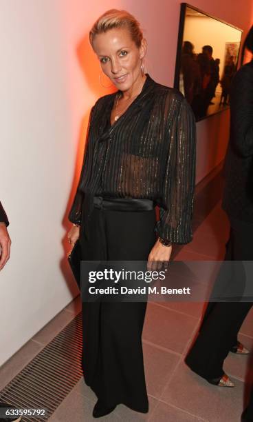 Davinia Taylor attends as Dylan Jones and Marco Bizzarri host a cocktail party to launch new film series 'The Performers' at The Serpentine Gallery...