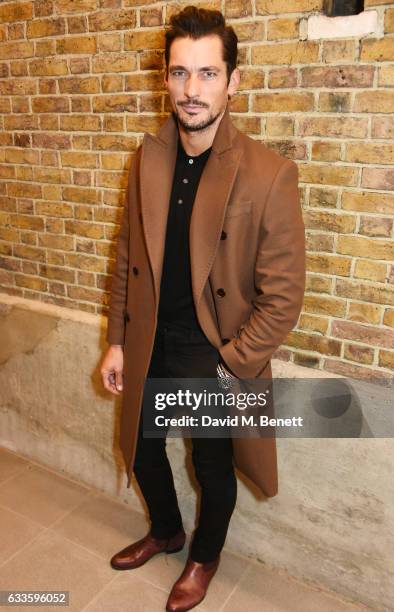 David Gandy attends as Dylan Jones and Marco Bizzarri host a cocktail party to launch new film series 'The Performers' at The Serpentine Gallery on...