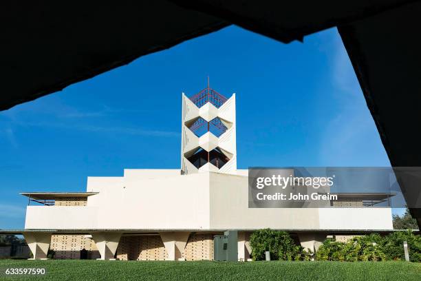 Annie Pfeiffer Chapel designed by Frank Loyd Wright for Florida Southern College.