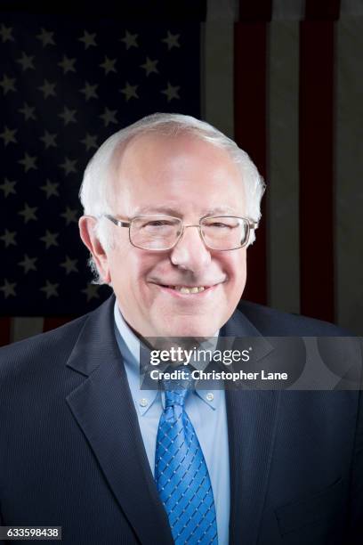 Senator Bernie Sanders is photographed for The Guardian Magazine on November 14, 2016 in New York City.