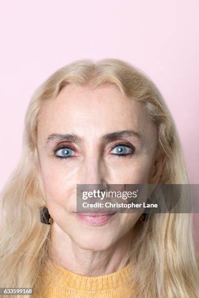 Editor of Vogue Italia Franca Sozzani is photographed for The Guardian Magazine on October 14, 2016 in New York City.