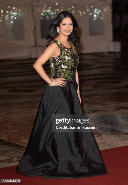 Sonali Shah attends a reception and dinner for supporters of The British Asian Trust on February 2, 2017 in London, England.