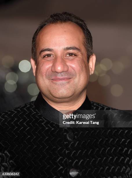 Rahat Fateh Ali Khan attends a reception and dinner for supporters of The British Asian Trust on February 2, 2017 in London, England.
