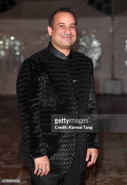 Rahat Fateh Ali Khan attends a reception and dinner for supporters of The British Asian Trust on February 2, 2017 in London, England.