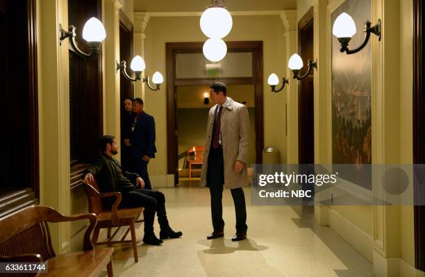 Breakfast in Bed" Episode 606 -- Pictured: Damien Puckler as Meisner, Sasha Roiz as Sean Renard --