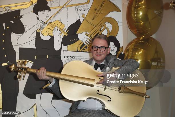 Jan-Henrik M. Scheper-Stuke attends Moet & Chandon Grand Scores 2017 at Umspannwerk on February 2, 2017 in Berlin, Germany.