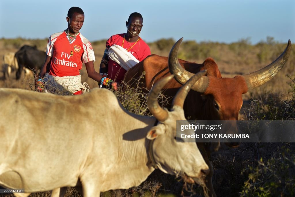 KENYA-LIVESTOCK-ANIMAL-CLIMATE-DROUGHT-UNREST