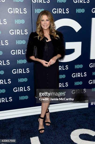 Rita Wilson attends The New York Premiere Of The Sixth & Final Season Of "Girls" at Alice Tully Hall, Lincoln Center on February 2, 2017 in New York...