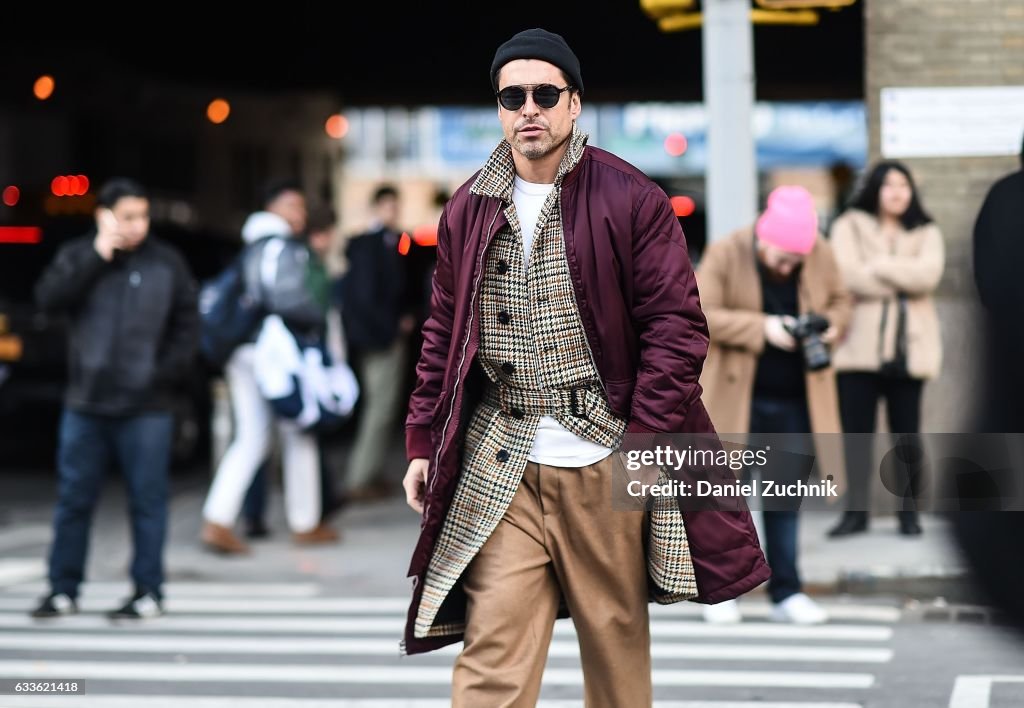 Street Style - NYFW: Men's - Day 4
