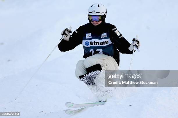 Brodie Summers of Australia competes in the Men's Moguls qualifications during the FIS Freestyle World Cup at Deer Valley Resort on February 2, 2017...