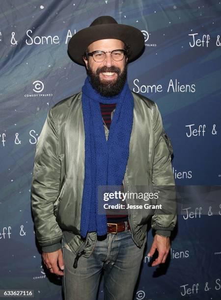 Actor Brett Gelman attends the "Jeff & Some Aliens" Premiere Party on January 11, 2017 in Los Angeles, California.