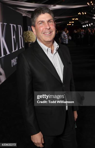 Universal Pictures Chairman Jeff Shell attends the premiere of Universal Pictures' "Fifty Shades Darker" at The Theatre at Ace Hotel on February 2,...