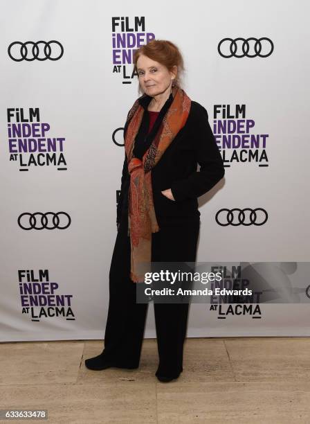 Actress Katharine Houghton attends the Film Independent Screening and Q&A of "Guess Who's Coming To Dinner" at LACMA on February 2, 2017 in Los...