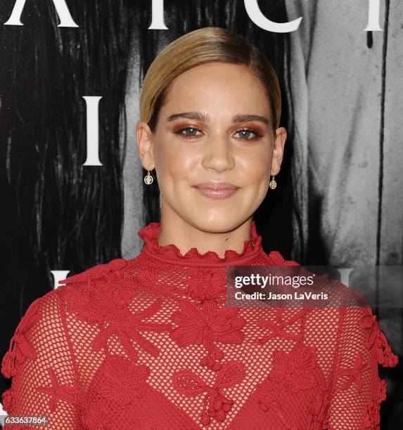 Actress Matilda Lutz attends a screening of "Rings" at Regal LA Live Stadium 14 on February 2, 2017 in Los Angeles, California.