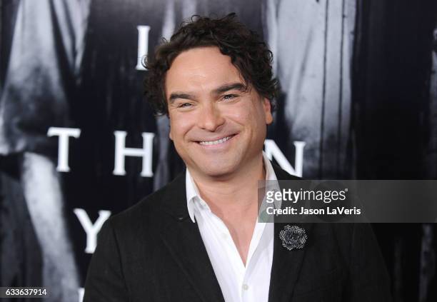 Actor Johnny Galecki attends a screening of "Rings" at Regal LA Live Stadium 14 on February 2, 2017 in Los Angeles, California.