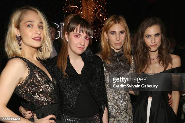 Jemima Kirke, Lena Dunham, Zosia Mamet and Allison Williams attend The New York Premiere of the Sixth & Final Season of "Girls" - After Party at...