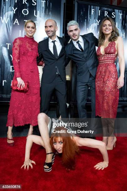 Actress Matlida Lutz, Director Javier Gutierrez, Actor Alex Rose, Actresses Aimee Teegarden and Bonnie Morgan attend the Screening Of Paramount...
