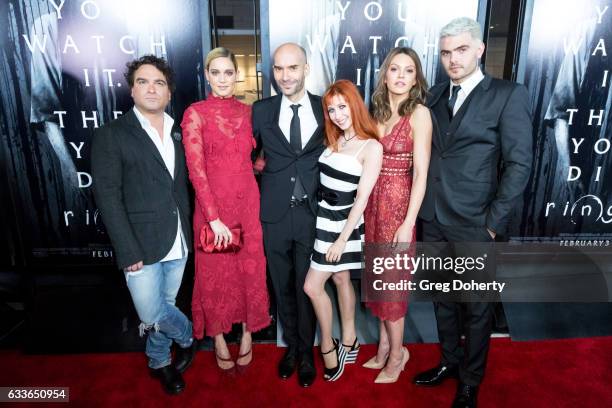 Actor Johnny Galecki, Actress Matlida Lutz, Director Javier Gutierrez, Actress Bonnie Morgan, Actor Alex Rose and Actress Aimee Teegarden attend the...