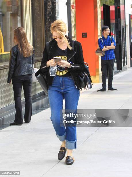 Jennifer Finnigan is seen on February 02, 2017 in Los Angeles, California.