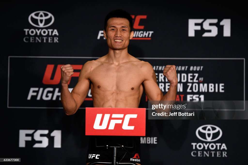 UFC Fight Night Weigh-in