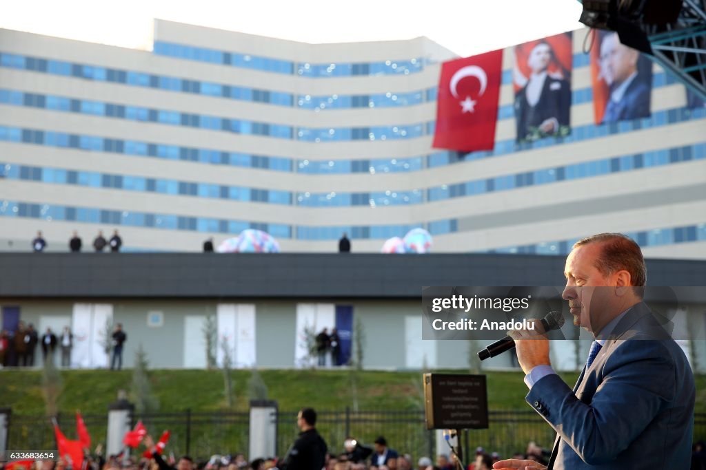 Turkish President Erdogan in Mersin