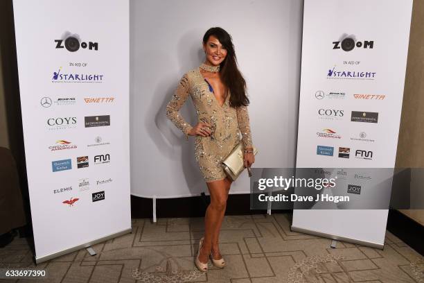 Lizzie Cundy attends the Zoom F1 Charity auction on February 3, 2017 in London, United Kingdom.