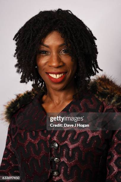 Heather Small attends the Zoom F1 Charity auction on February 3, 2017 in London, United Kingdom.