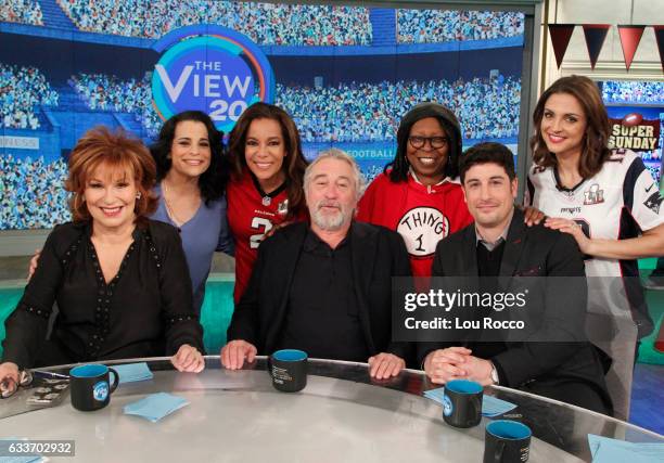 Jason Biggs guest co-hosts; Guests include Robert DeNiro and Carla Hall today, Friday, February 3, 2017 on Walt Disney Television via Getty Images's...