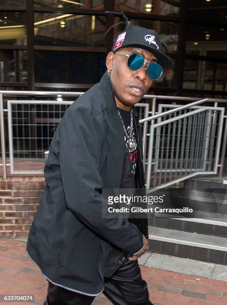 Rapper, actor, chef and record producer Coolio visits FOX 29 Studio on February 3, 2017 in Philadelphia, Pennsylvania.