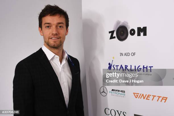 Jolyon Palmer attends the Zoom F1 Charity auction on February 3, 2017 in London, United Kingdom.