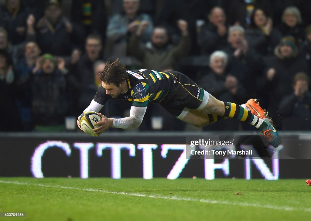 Northampton Saints v Scarlets - Anglo-Welsh Cup