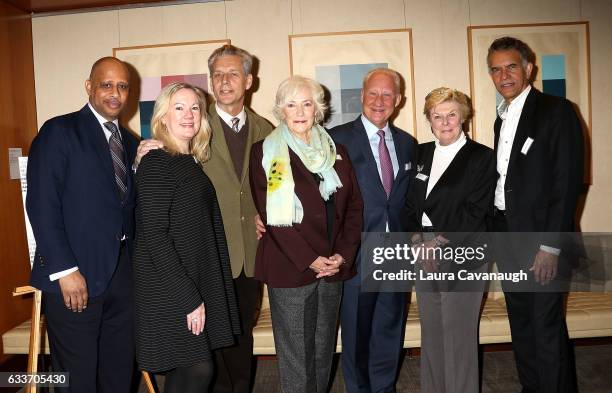 Ruben Santiago-Hudson, Kathleen Marshall, Michael Ritchie, Betty Buckley, Gregory S. Hurst, Nelle Nugent and Brian Stokes Mitchell attend 14th Annual...
