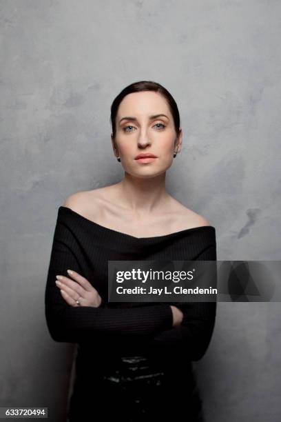 Director/actor Zoe Lister-Jones, from the film, Band Aid, is photographed at the 2017 Sundance Film Festival for Los Angeles Times on January 22,...