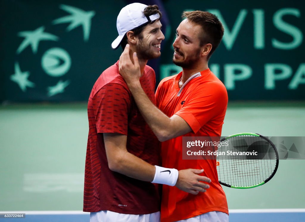 Serbia v Russia: Davis Cup World Group First Round