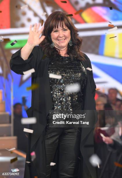 Coleen Nolan is crowned the winner of Celebrity Big Brother on February 3, 2017 in Borehamwood, United Kingdom.