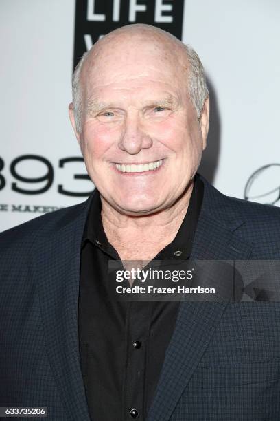 Personality Terry Bradshaw attends LIFEWTR: Art After Dark, including 1893, at Club Nomadic during Super Bowl LI Weekend on February 3, 2017 in...