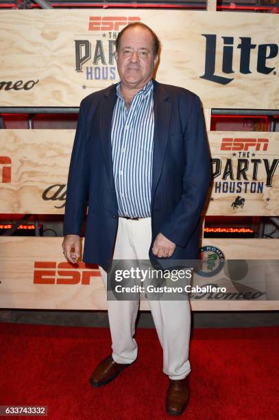 Anchor Chris Berman attends the 13th Annual ESPN The Party on February 3, 2017 in Houston, Texas.