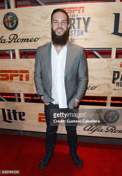 Player Dallas Keuchel attends the 13th Annual ESPN The Party on February 3, 2017 in Houston, Texas.