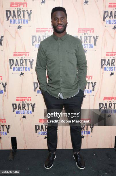 Player Prince Amukamara attends the 13th Annual ESPN The Party on February 3, 2017 in Houston, Texas.