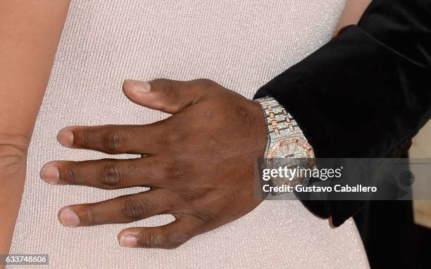 Player LeSean McCoy, watch detail, attends the 13th Annual ESPN The Party on February 3, 2017 in Houston, Texas.