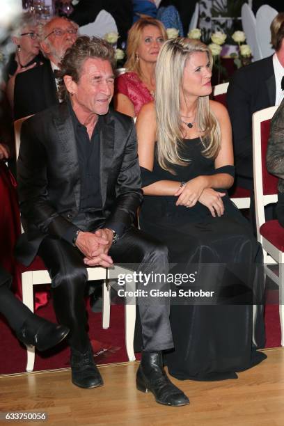 Peter Maffay and his girlfriend Hendrikje Balsmeyer during the Semper Opera Ball 2017 at Semperoper on February 3, 2017 in Dresden, Germany.