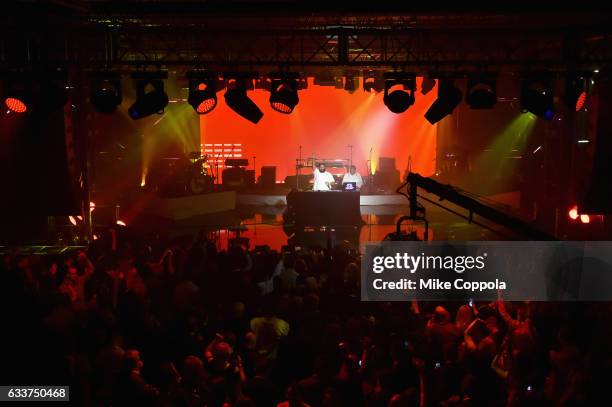 Khaled performs onstage during the 13th Annual ESPN The Party on February 3, 2017 in Houston, Texas.