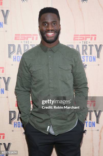 Player Prince Amukamara attends the 13th Annual ESPN The Party on February 3, 2017 in Houston, Texas.