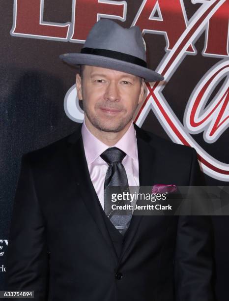 Donnie Wahlberg hosts the 4th Annual "Leather & Laces" Spectacular During Super Bowl LI Weekend at Hughes Manor on February 3, 2017 in Houston, Texas.