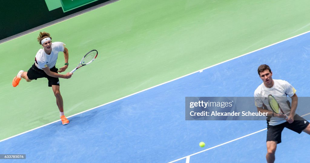 Germany v Belgium: Davis Cup World Group First Round Day 2