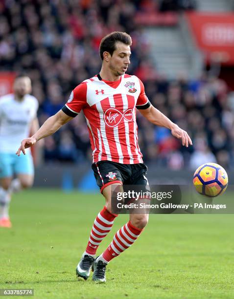 Southampton's Cedric Soares during the Premier League match at St Mary's Stadium, Southampton.