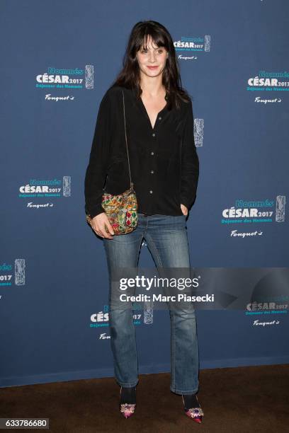 Actress Judith Chemla attends 'Cesars 2017 Nominee luncheon' at Le Fouquet's on February 4, 2017 in Paris, France.