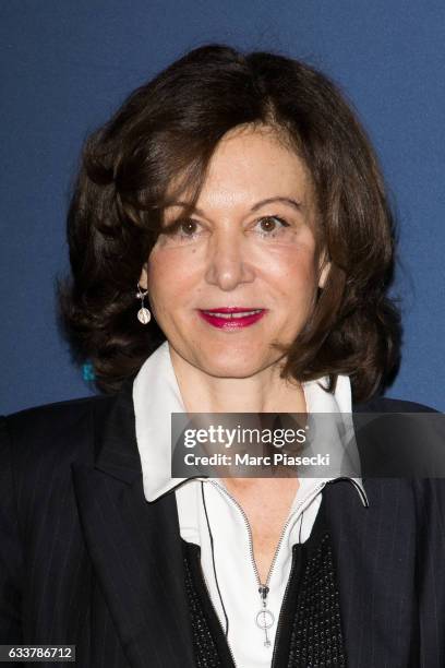 Director Anne Fontaine attends 'Cesars 2017 Nominee luncheon' at Le Fouquet's on February 4, 2017 in Paris, France.